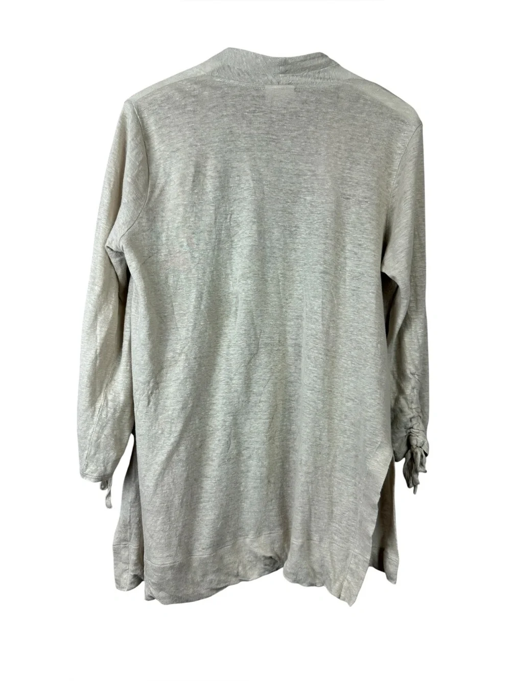J Jill Linen Open Cardigan Sweater Women Sz M Petite